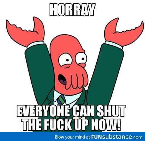 Now that we're all still alive and nothing happened