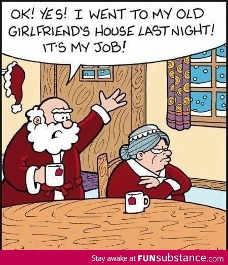 The downside of being Santa