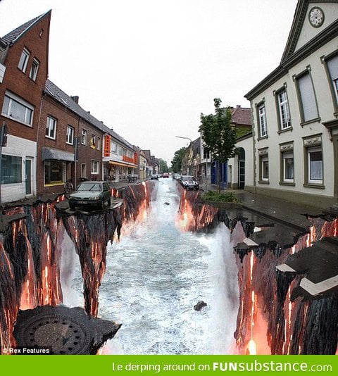 Mind Blowing Apocalypse Street Painting!