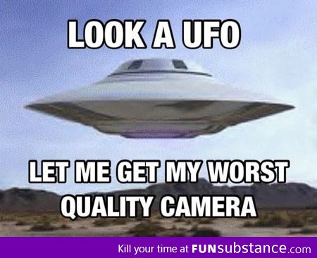 Look! A UFO