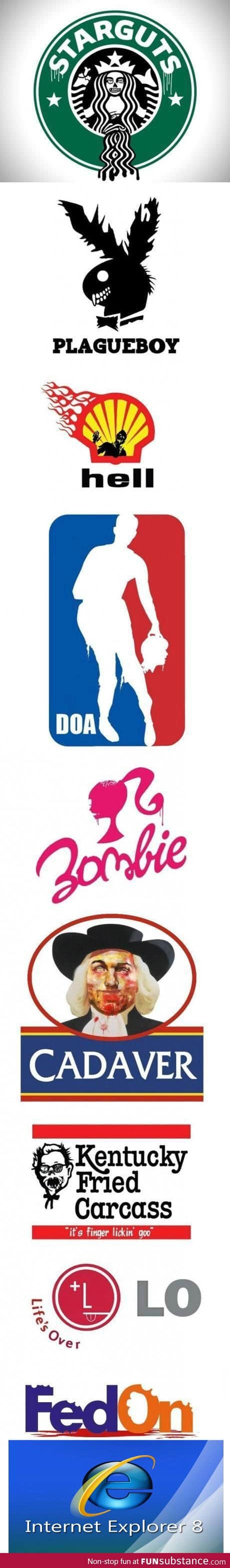 Zombie Invasion Logos