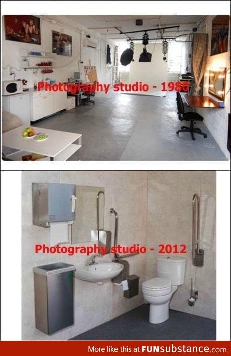 I poop in there