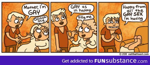 Happily gay