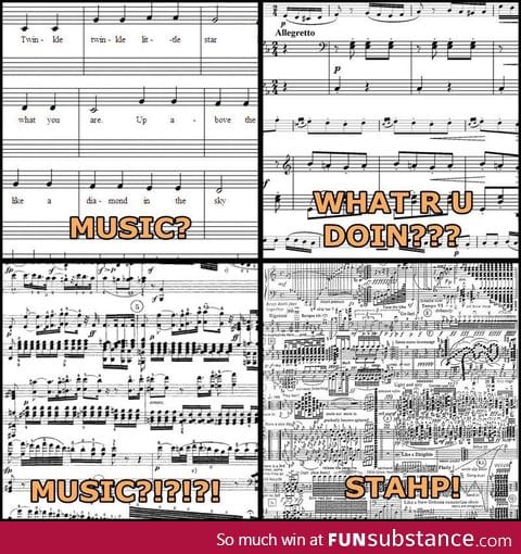 Music, what are you doing?