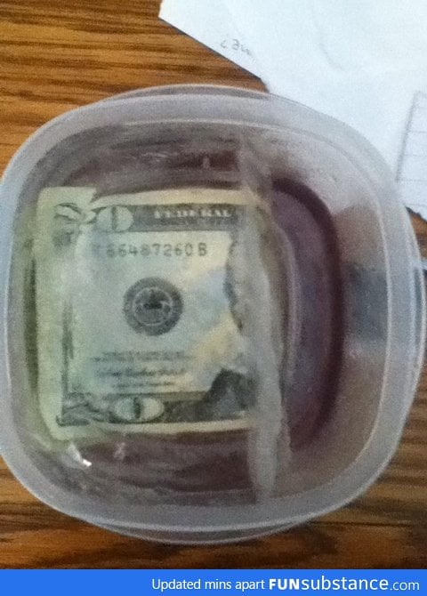 Asked for cold hard cash, and got this