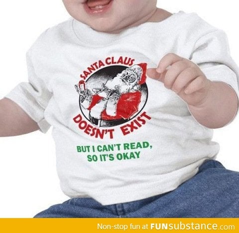 But I can't read, so it's okay
