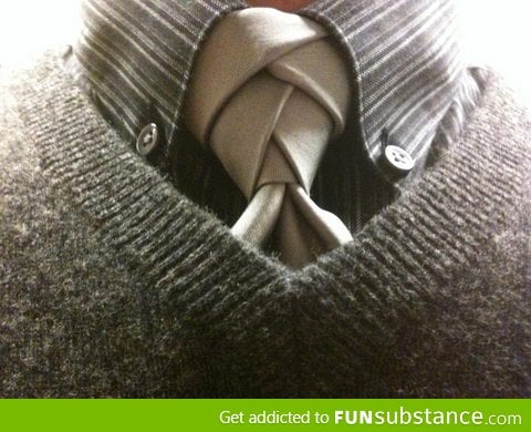 The coolest way to tie a tie