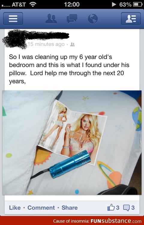 My 6 year old is already becoming a man