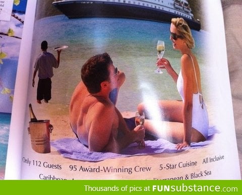 Where is the waiter going?