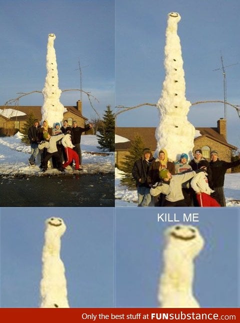 Poor Snowman