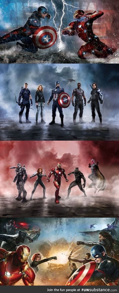 Captain America and Iron Man's Civil War Teams Revealed