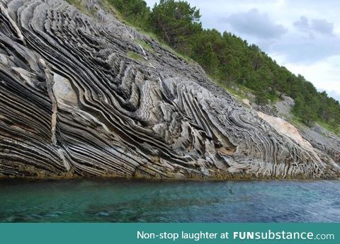 Rock formation in Norway