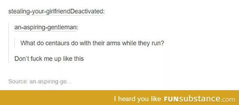 Flail them wildly