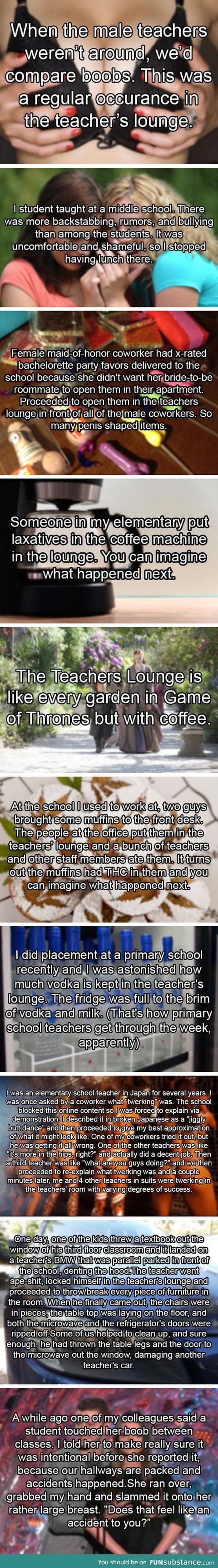 Teacher confessions