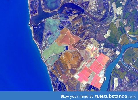 Beautiful colors of the Spanish coast
