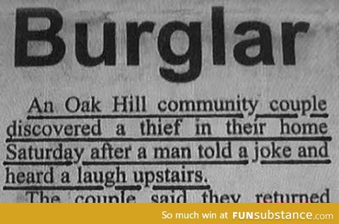 Burglary fail