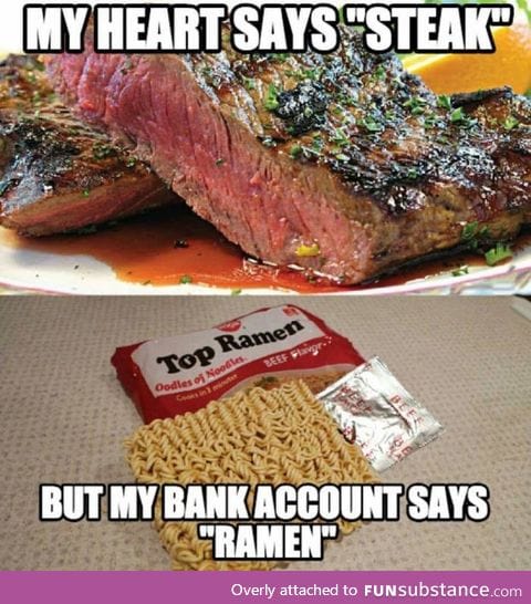 The struggle of a college student