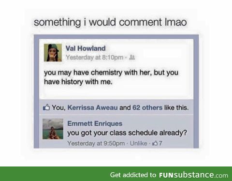 Got your schedule, huh?