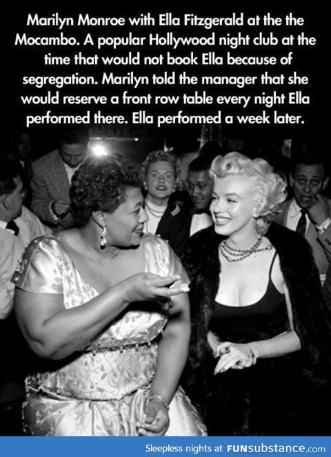 Something You Probably Didn't Know About Marilyn And Ella