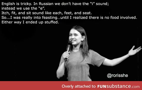 Trouble with the language