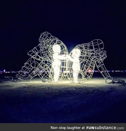 Artwork from Burning Man. Pretty powerful