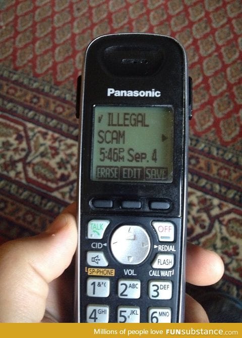 I wish my caller ID was always on the ball like this