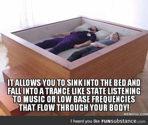 Sonic Bed with Speakers