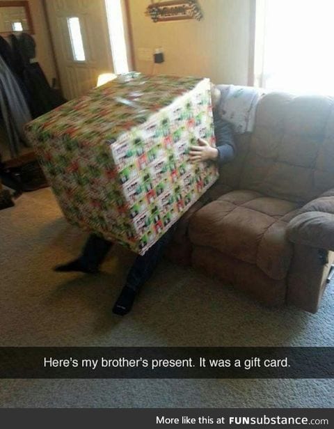 How to give a gift card