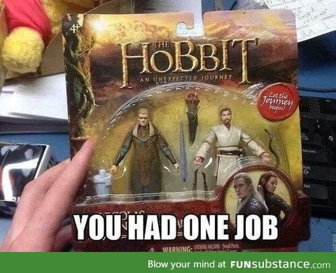 You had one job