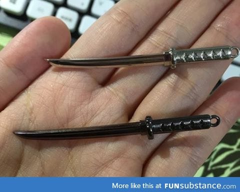Buddy went to Japan, asked if I wanted anything. I said, "A samurai sword."