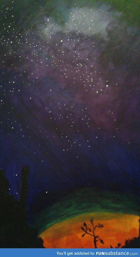 so I painted this and I wanted to share it with you