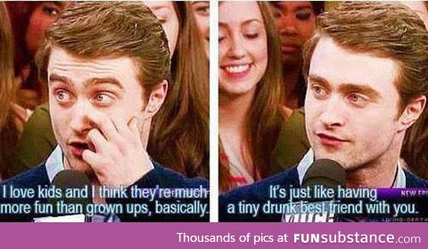 Daniel radcliffe on children