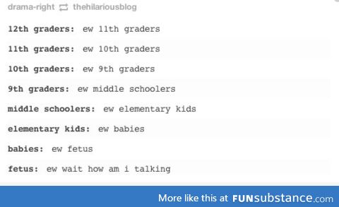 And then I'm just like "Ew people"