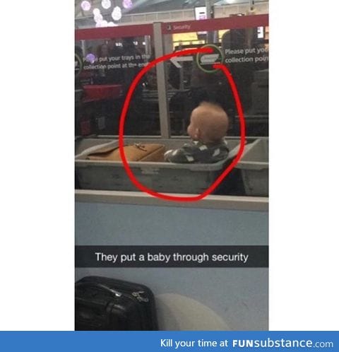 White people? Or phobic security?