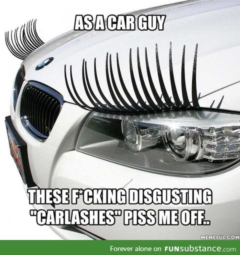 Seriously, don't put them on your car