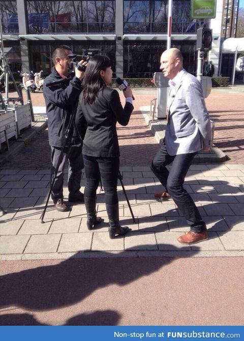 It's not easy getting interviewed by Chinese people when you're Dutch.