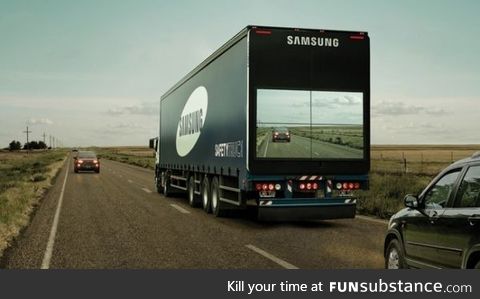 A "see through" truck