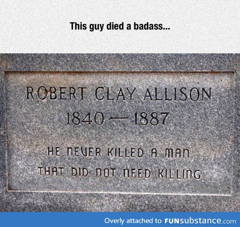 Badass right here