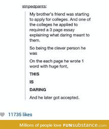 Her brother's friend wins at life