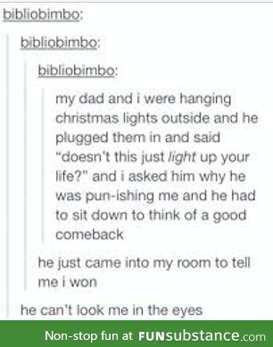 This is pretty punny