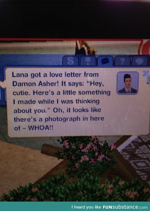 My sim got a d*ck pic in the mail