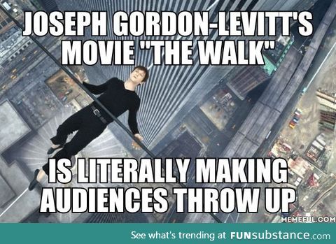 Don't watch it if you suffer from vertigo