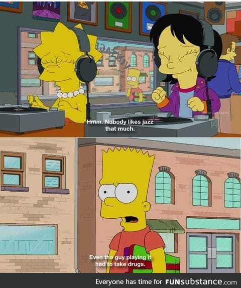 Nobody likes jazz that much