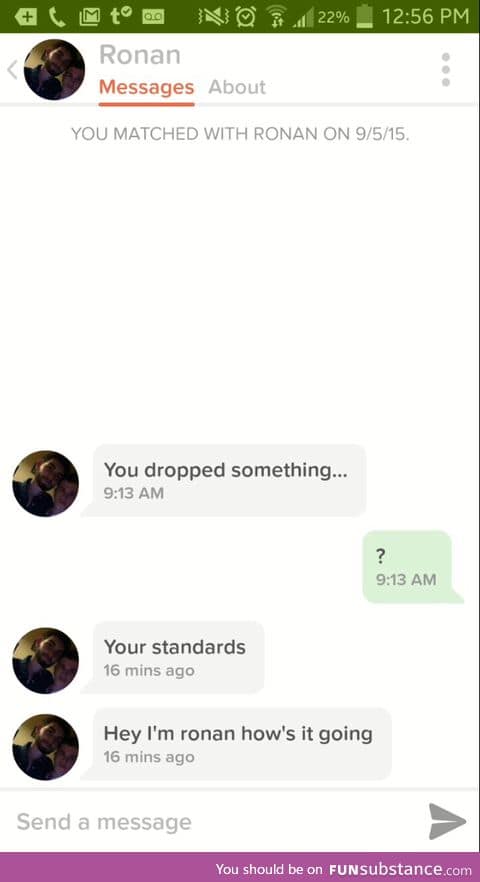 You dropped something
