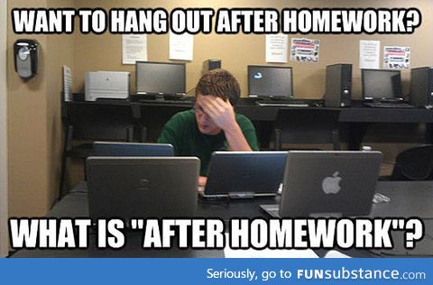 The life of a college kid