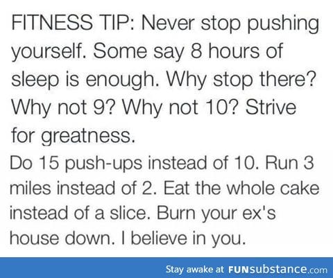 You can do it!