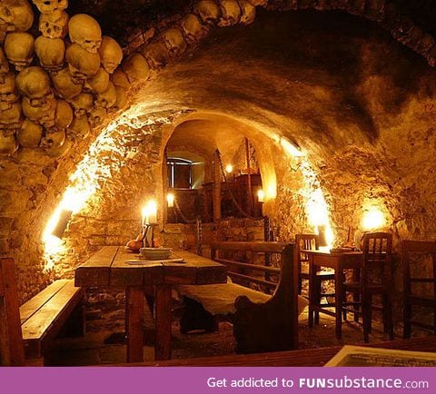 Amazing medieval tavern in prague