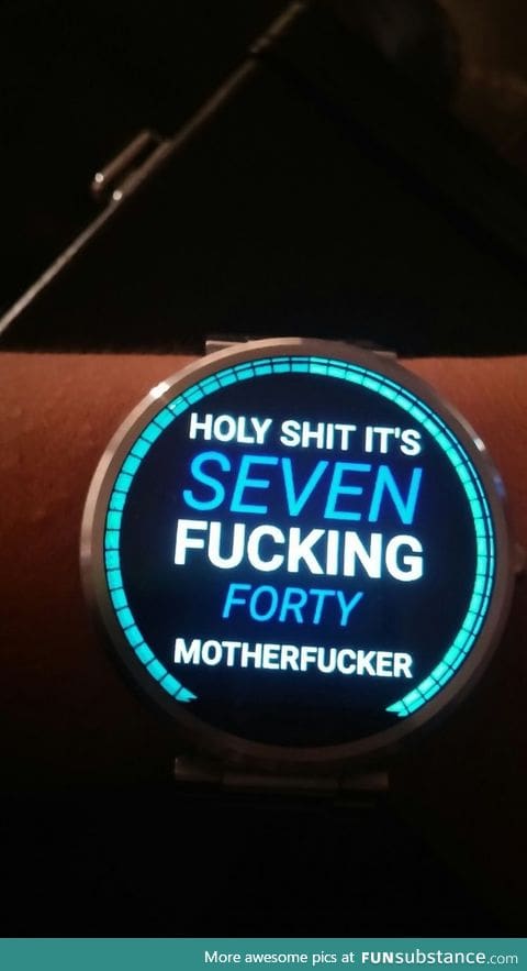 My favorite new watchface