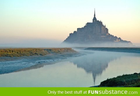 Mont Saint-Michel Abbey in Normandy, France