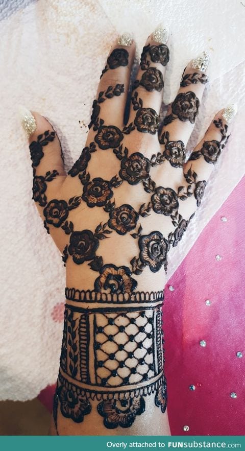 Awesome wedding henna